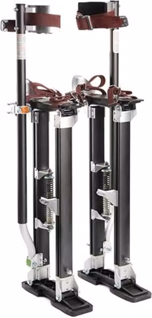 SwitZer Builders Drywall Plastering Stilts in Black