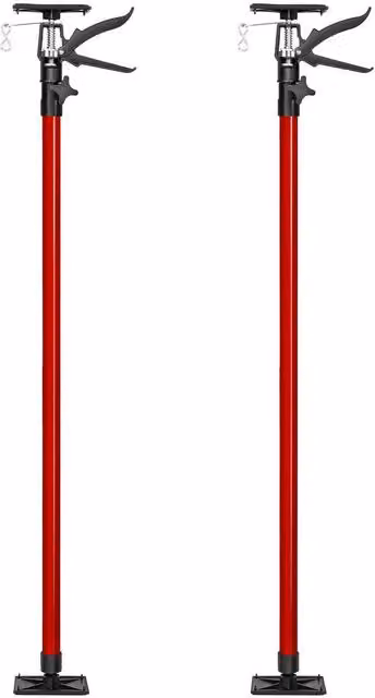 tectake Plasterboard Props Set of 2 in Red – 1