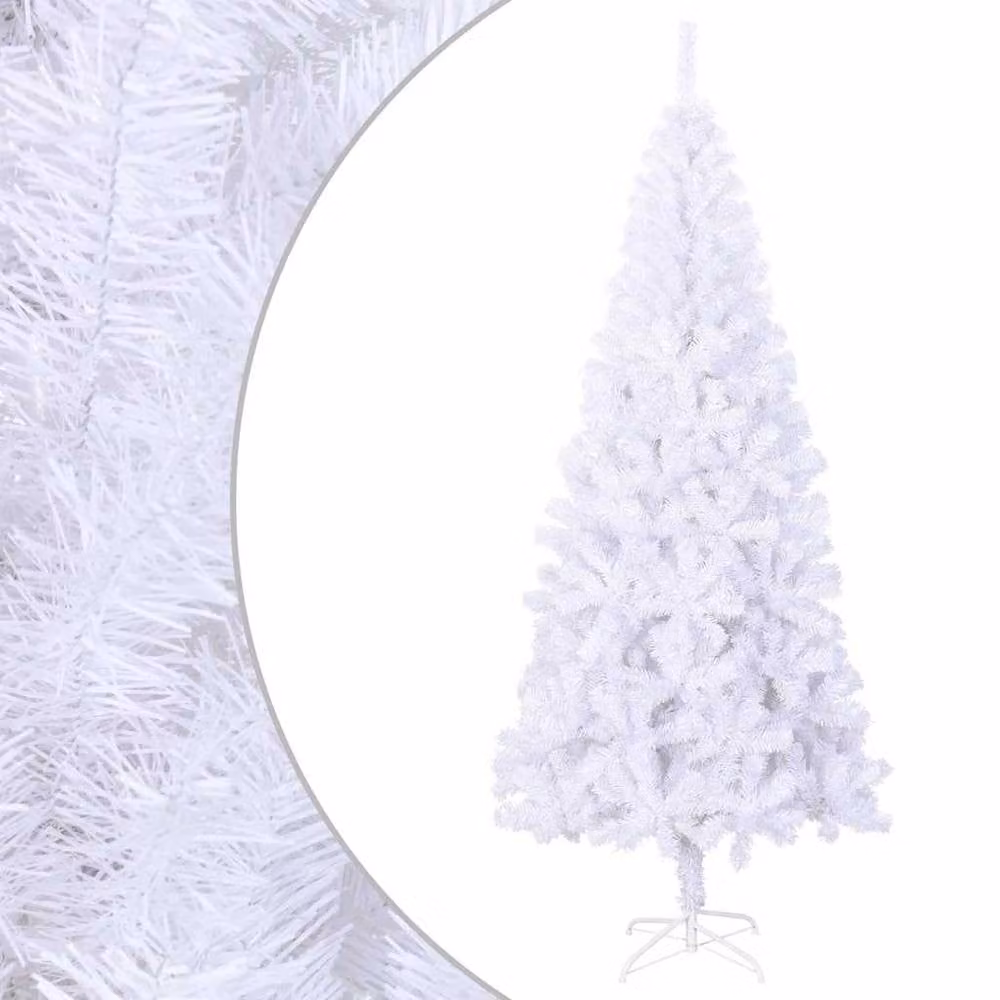 Berkfield Home Artificial White Christmas Tree, Height: 240 cm – 2