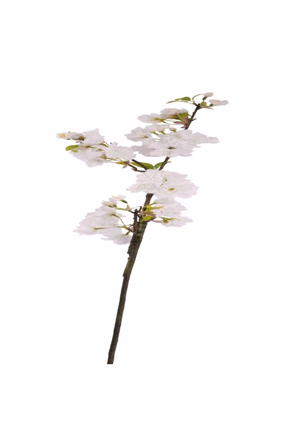 KDMD Single Apple Blossom Floral Decoration in White, Height: 94 cm – 3