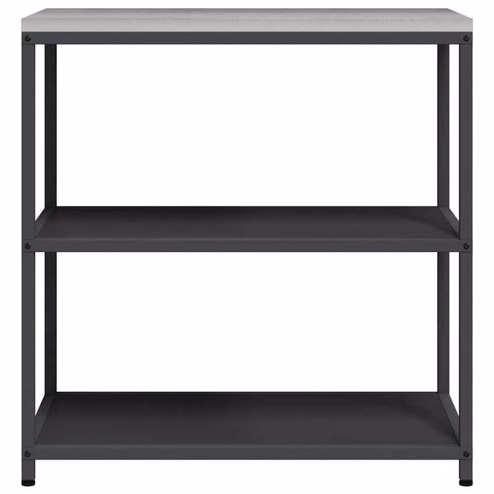 Berkfield Home Modern Kitchen Storage Shelf in Matt Black Metal – 5