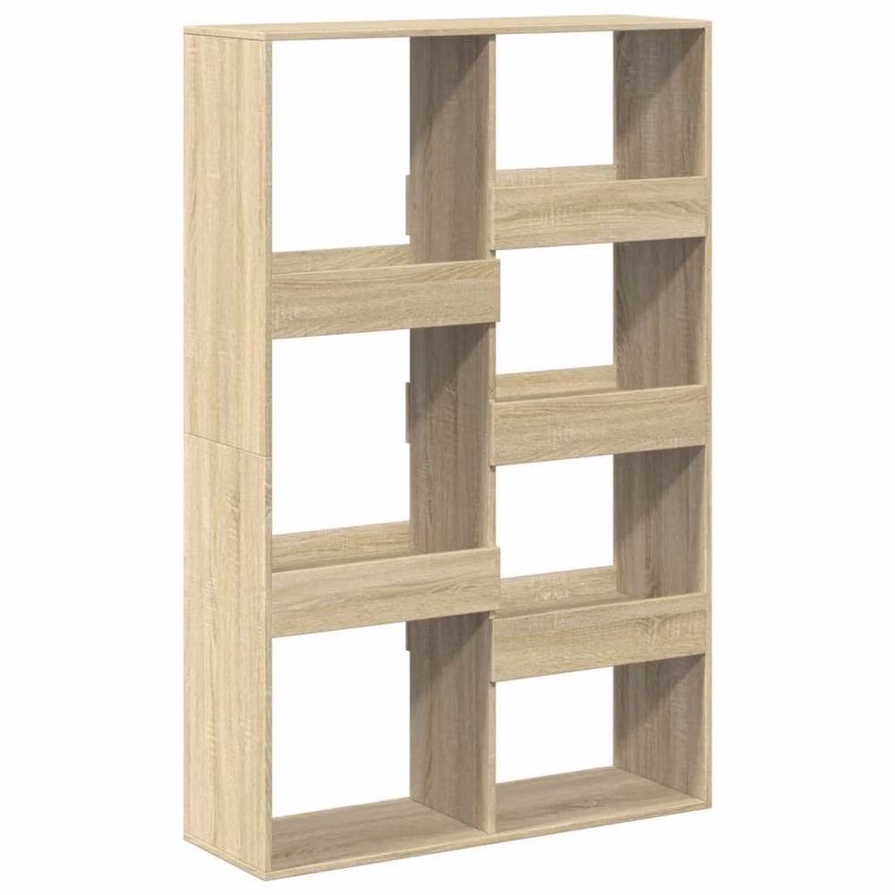 Berkfield Home Sonoma Oak Room Divider in Light Oak, W/D/H: 100 x 33 x 155.5 cm – 3