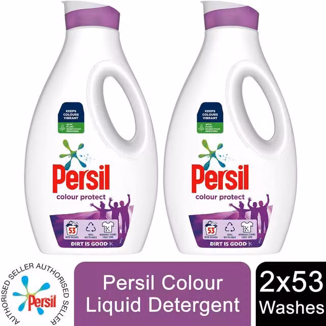 Persil Colour Liquid Detergent for Sensitive Skin, 1.54 l (53 Washes)