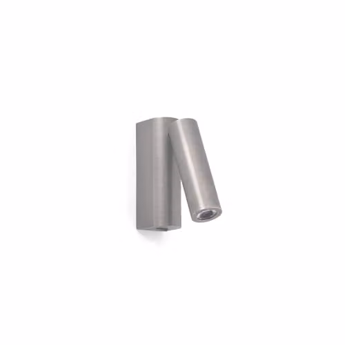 Netlighting Rob LED Adjustable Wall Reading Light in Satin Nickel and Grey