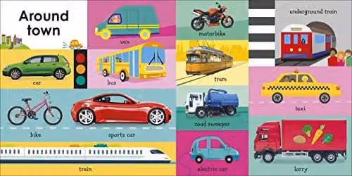 DK 100 First Things That Go Multicolour Board Book – 4