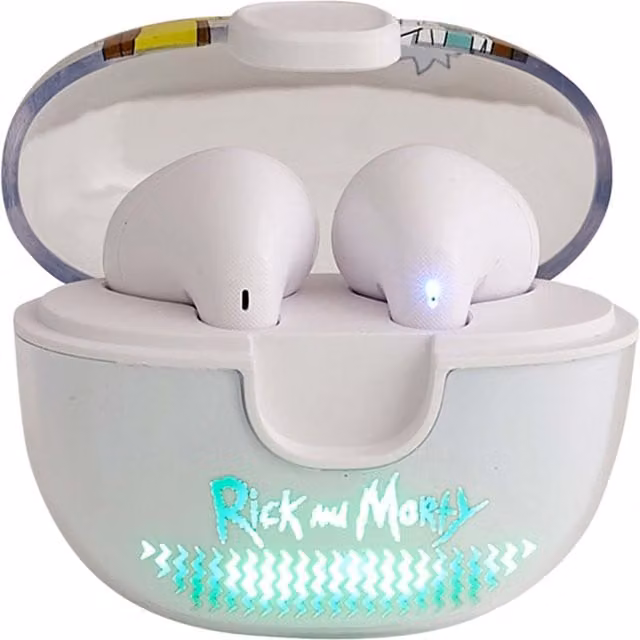 Lazerbuilt Rick and Morty Space Cruiser True Wireless TWS Earphones - Brown