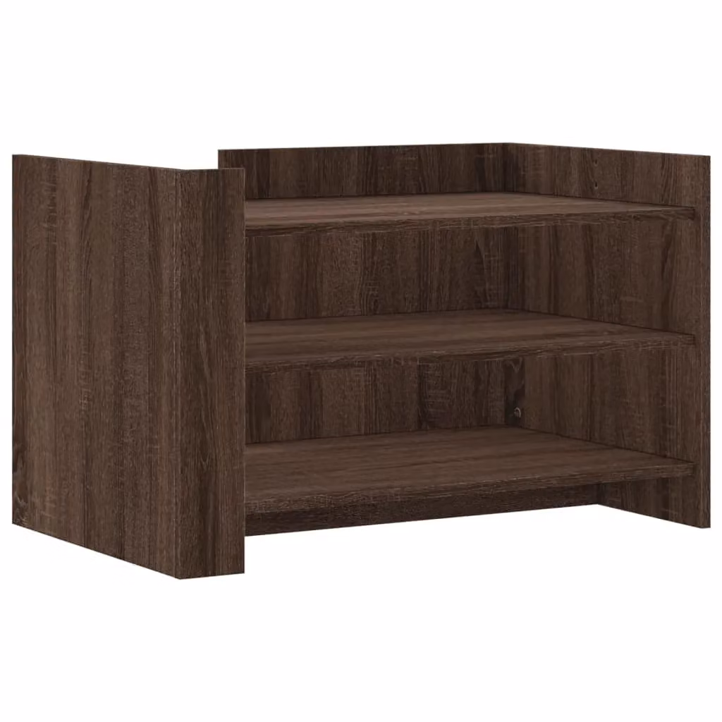 Berkfield Home Brown Oak Coffee Table in Engineered Wood, W: 80 cm, D: 50 cm, H: 50 cm – 2