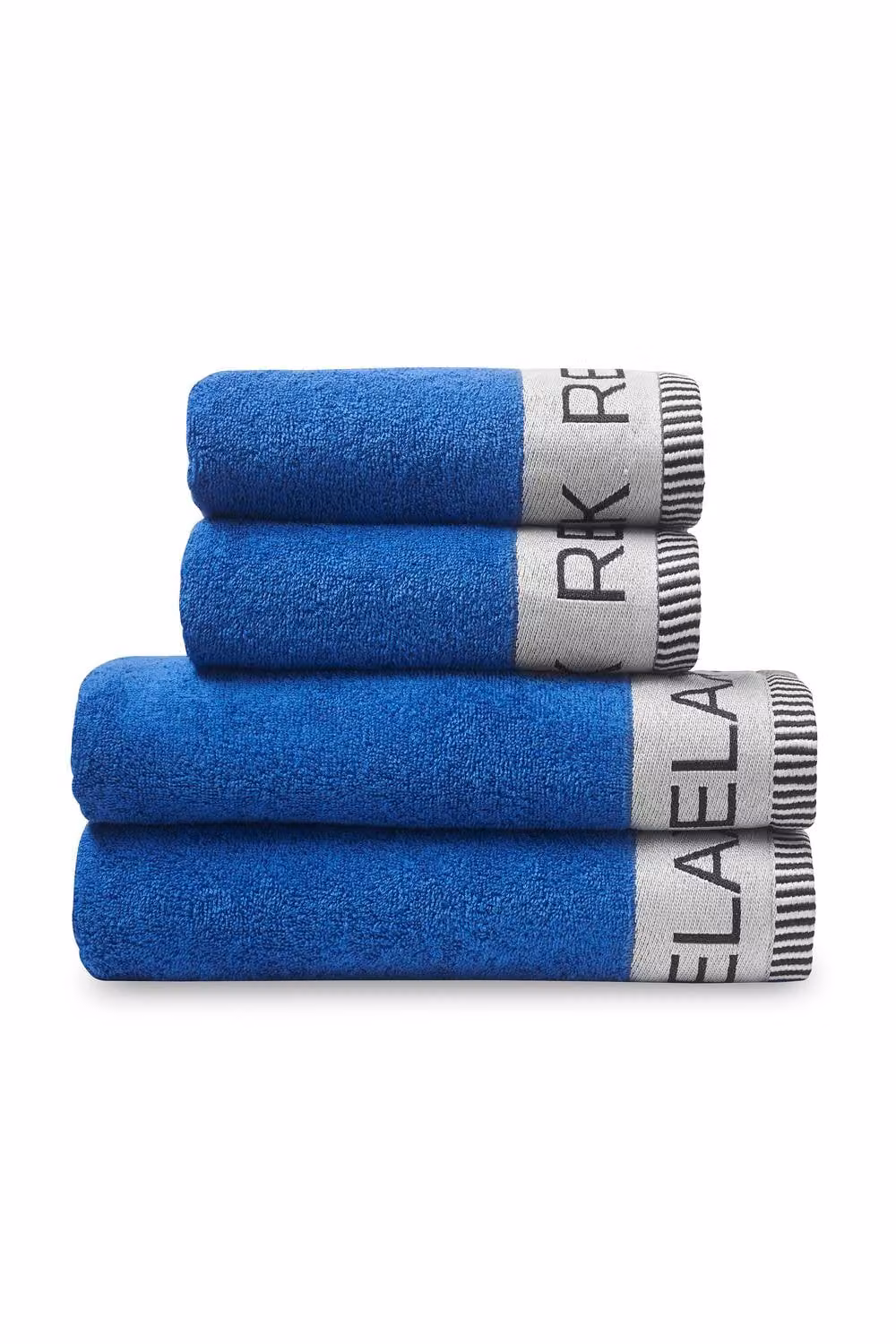 Catherine Lansfield Relax and Unwind 4 Piece Cotton Towel Set in Cobalt Blue – 3