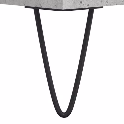 vidaXL Sideboard in Concrete Grey, W/D/H: 69.5 x 34 x 90 cm – 3