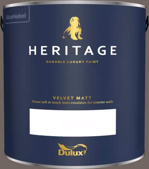 Dulux Trade Heritage Matt Paint Wooded Walk Brown Multicolour 2.5l