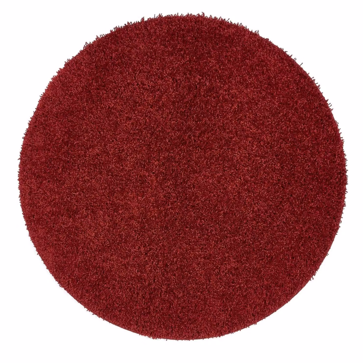 THE RUGS Washable Non Slip Shaggy Plain Red Rug, W/D: 80 x 120 cm – 9