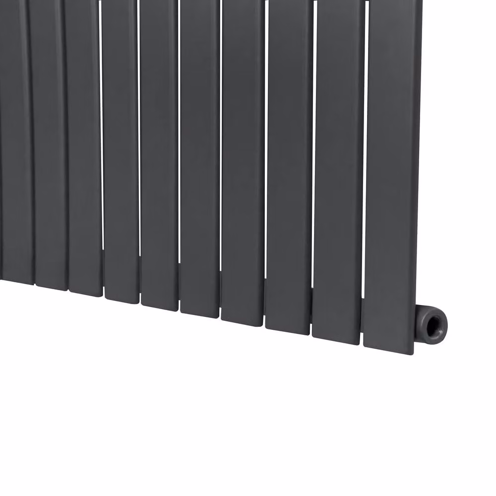 Monstershop Flat Single Column Radiator in Anthracite Grey, H: 140 cm, W: 60 cm – 8