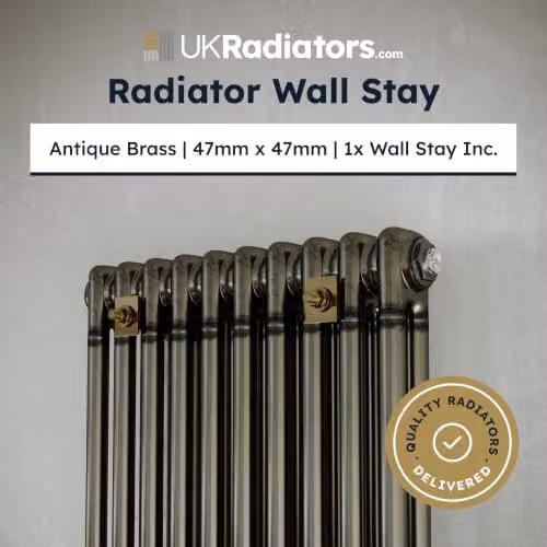 UK Radiators Talus Wall Stay Bracket in Antique Brass – 2