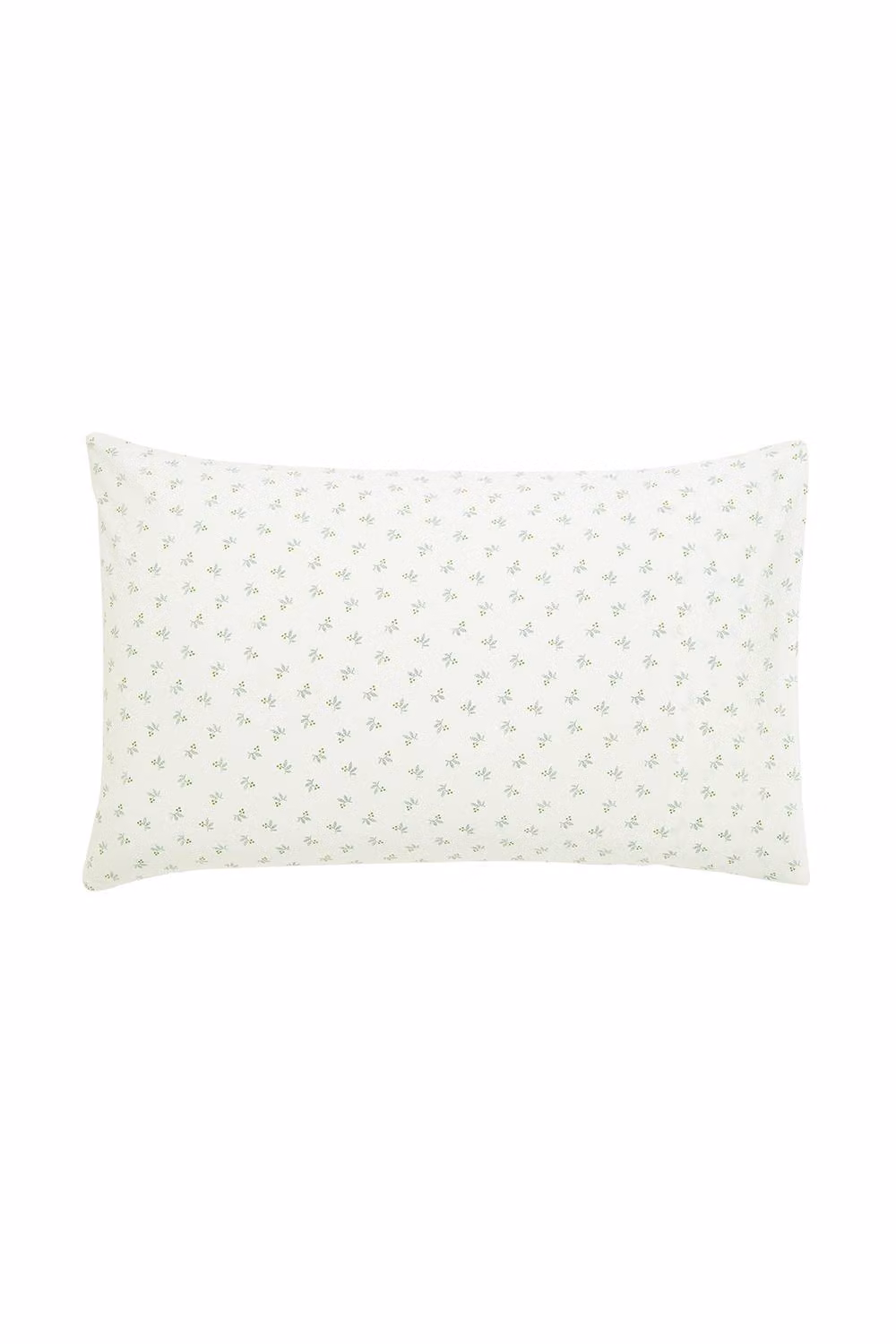 Helena Springfield Leaf Sprig Single Duvet Cover and Pillowcase Set in Green and White – 3