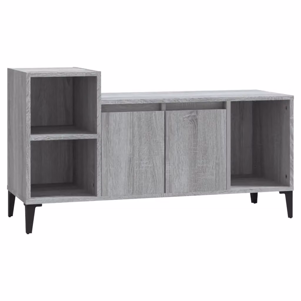 Berkfield Home Grey Sonoma TV Cabinet in Engineered Wood W/D/H: 100 x 35 x 55 cm – 2