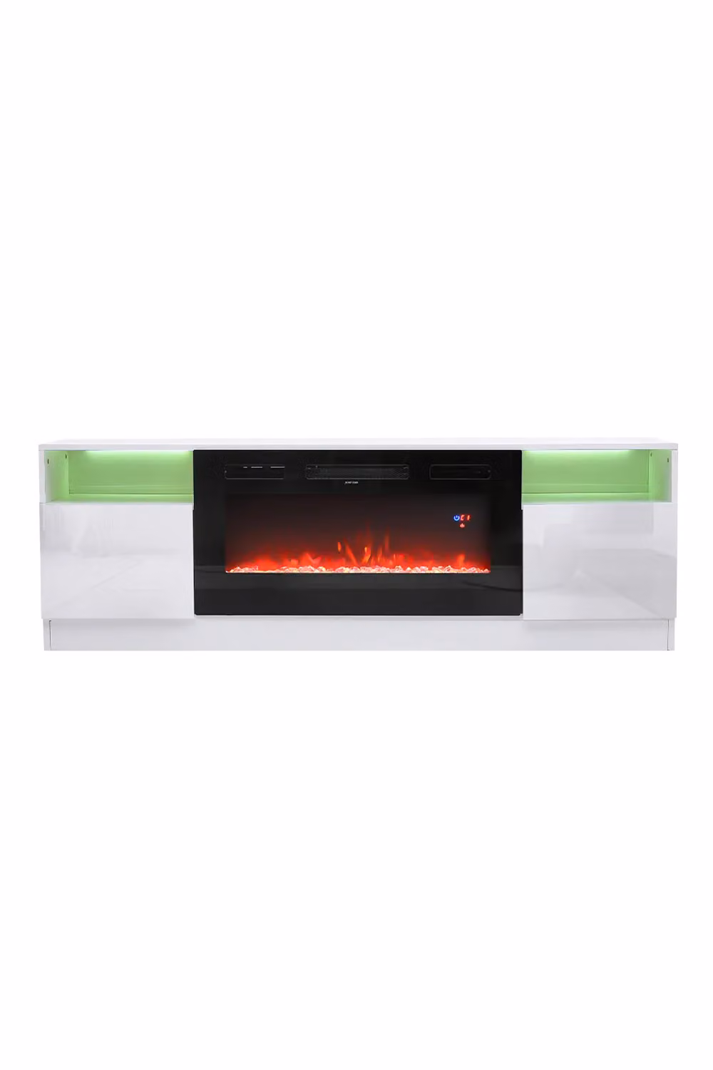 H&O Direct White Electric Fireplace Insert TV Stand with 36 inch Fireplace – 2
