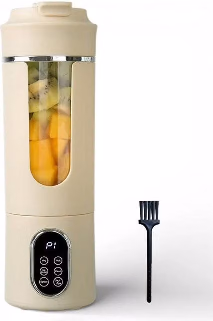Ventryn Beige USB Rechargeable Mini Juicer and Portable Blender