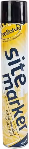 ProSolve Aerosol Site Marker Paint, Black, 750ml