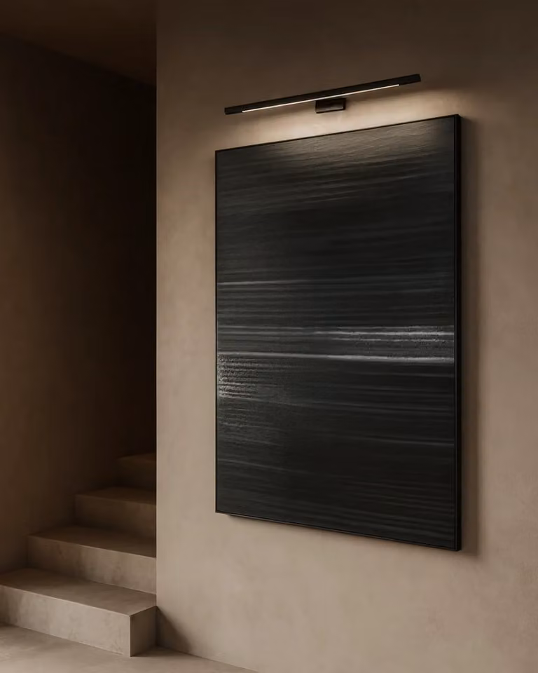 Mistique Modern Abstract Oil Painting Reproduction by Tommy Franks in Black, W: 160 cm, H: 100 cm