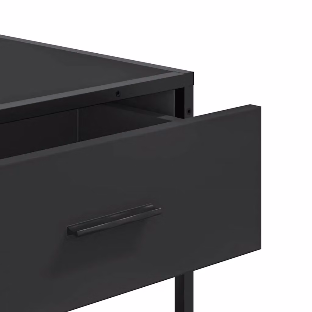 Berkfield Home Black Scandinavian Console Table W/D/H: 90 x 35 x 80 cm – 4