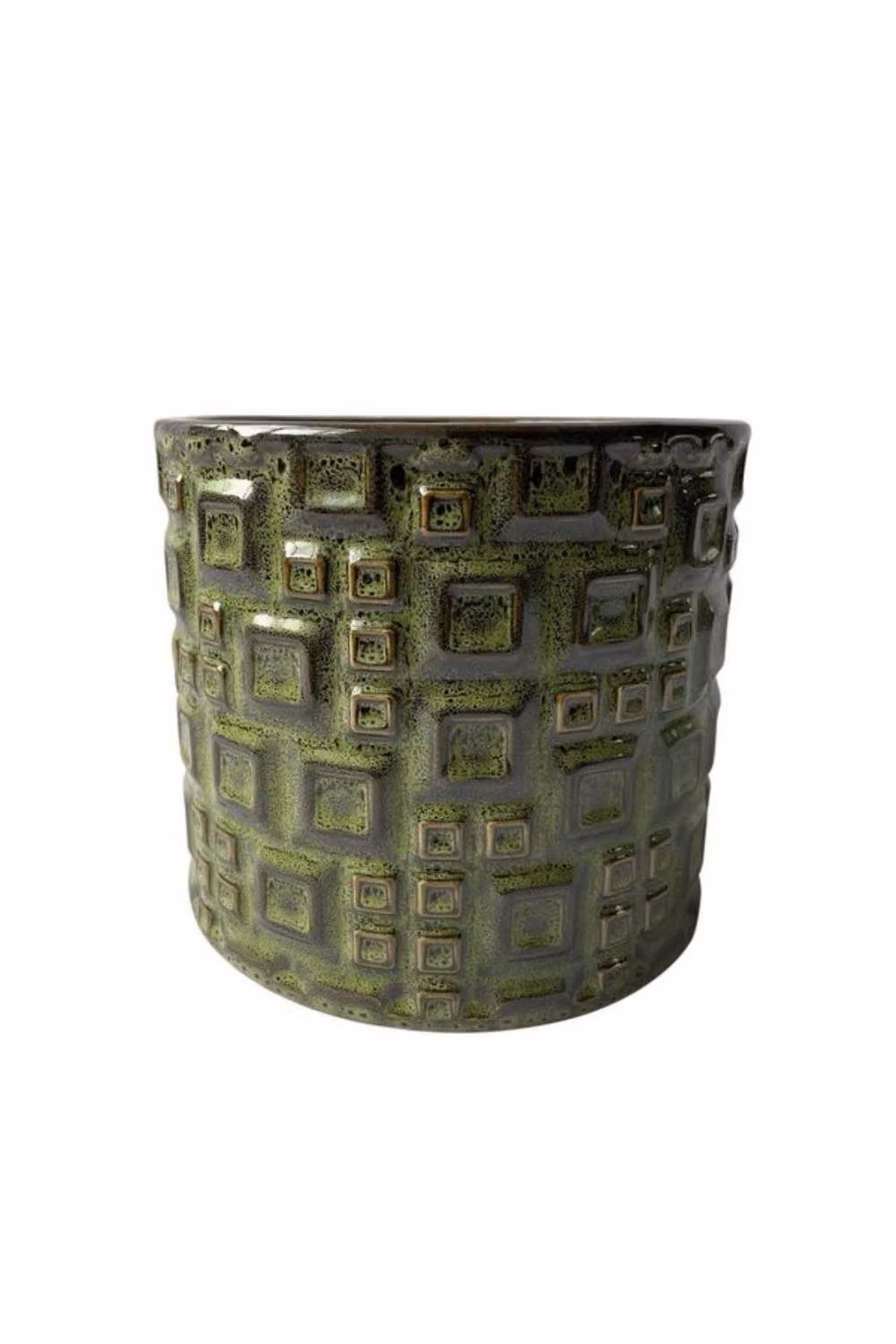 KDMD Hortus Evora Planter Pot, Green, H 13 cm x Dia 13.5 cm – 2