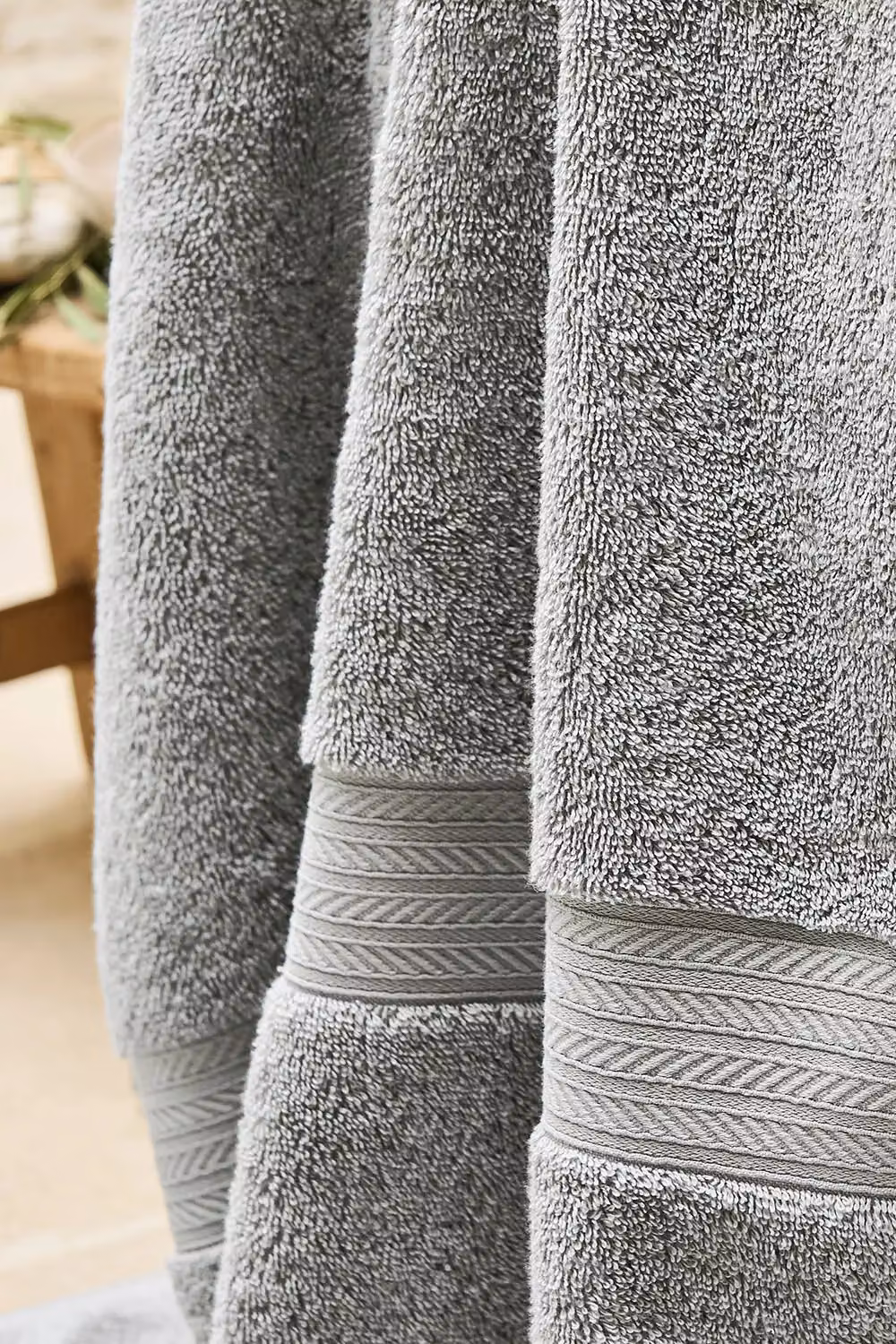 Christy Renaissance Luxury Egyptian Cotton Bath Sheet in Mid Grey, 675gsm – 3