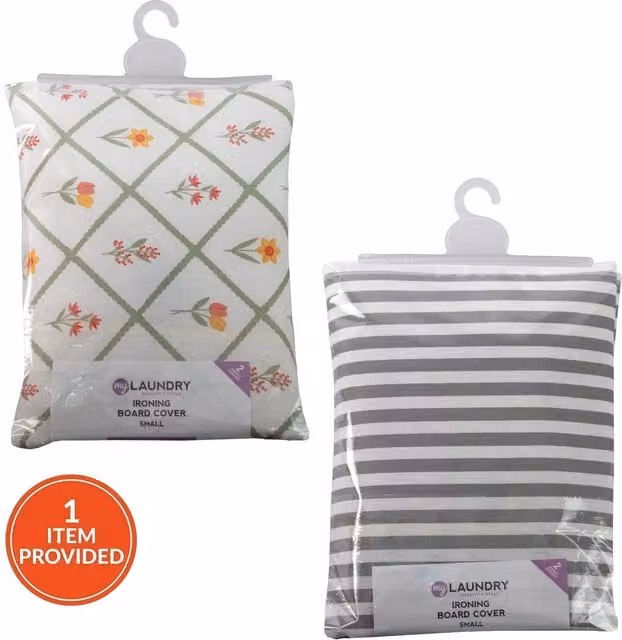 My Laundry Multicolour Cotton Ironing Board Cover, Size S