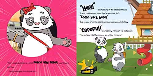 Cheeky Pandas: The Day Off: A Story about Love by Candle Books, Multicolour Paper Book – 3