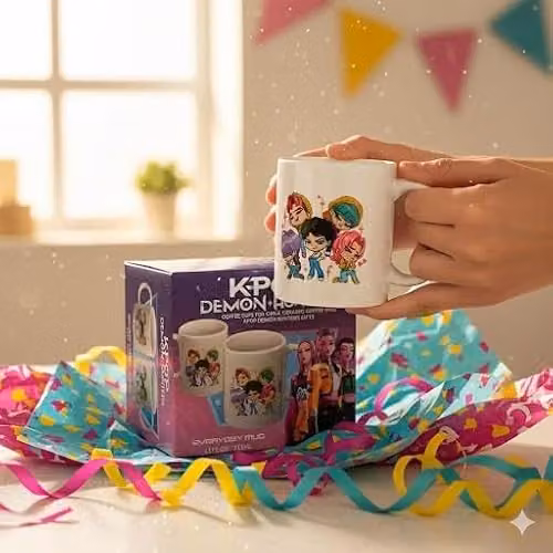 KPop Demon Hunters Saja Boys Ceramic Mug, 315ml, White – 5