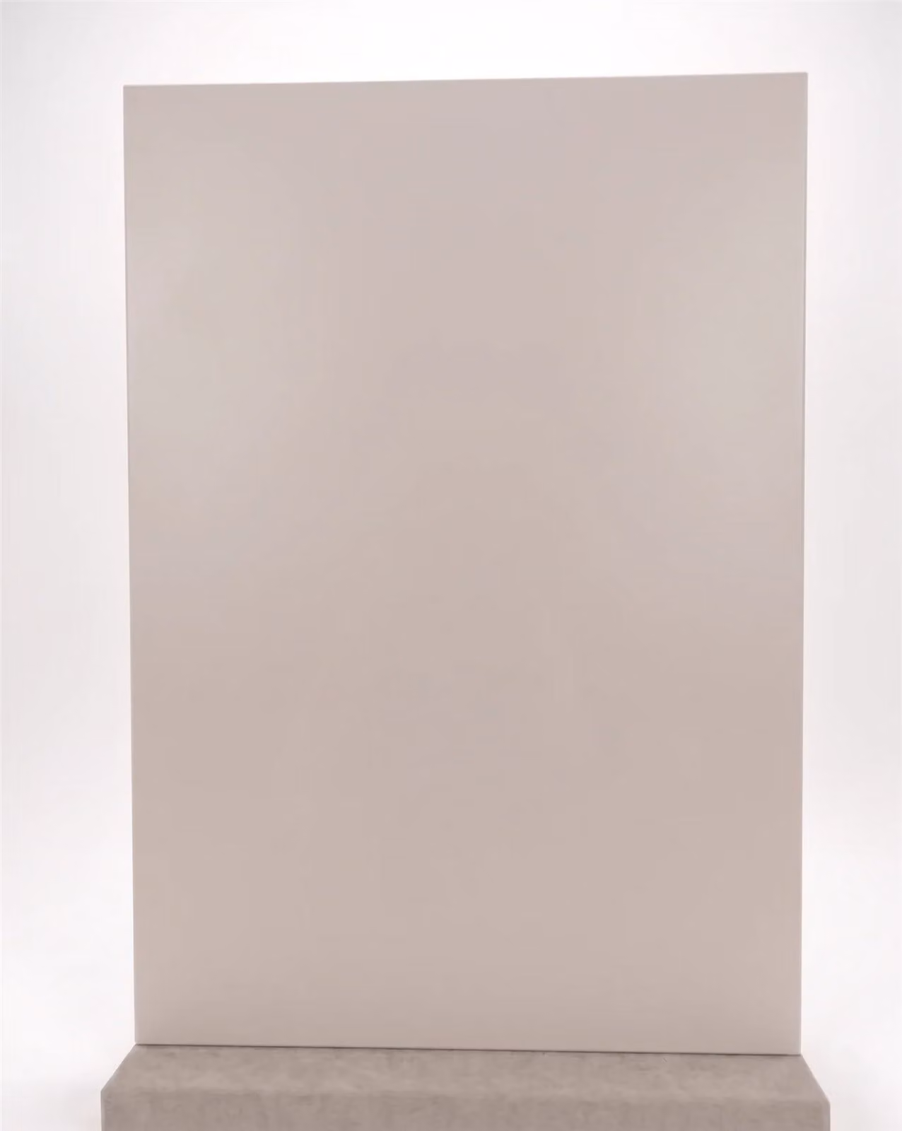 Matt Cashmere Replacement Kitchen Cabinet Door Front with Gola Handleless Design, Width: 600 mm