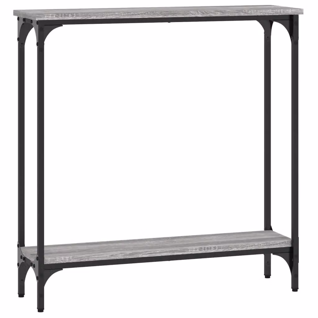 Berkfield Home Grey Sonoma Console Table, W/D/H: 75 x 22.5 x 22.5 cm – 2