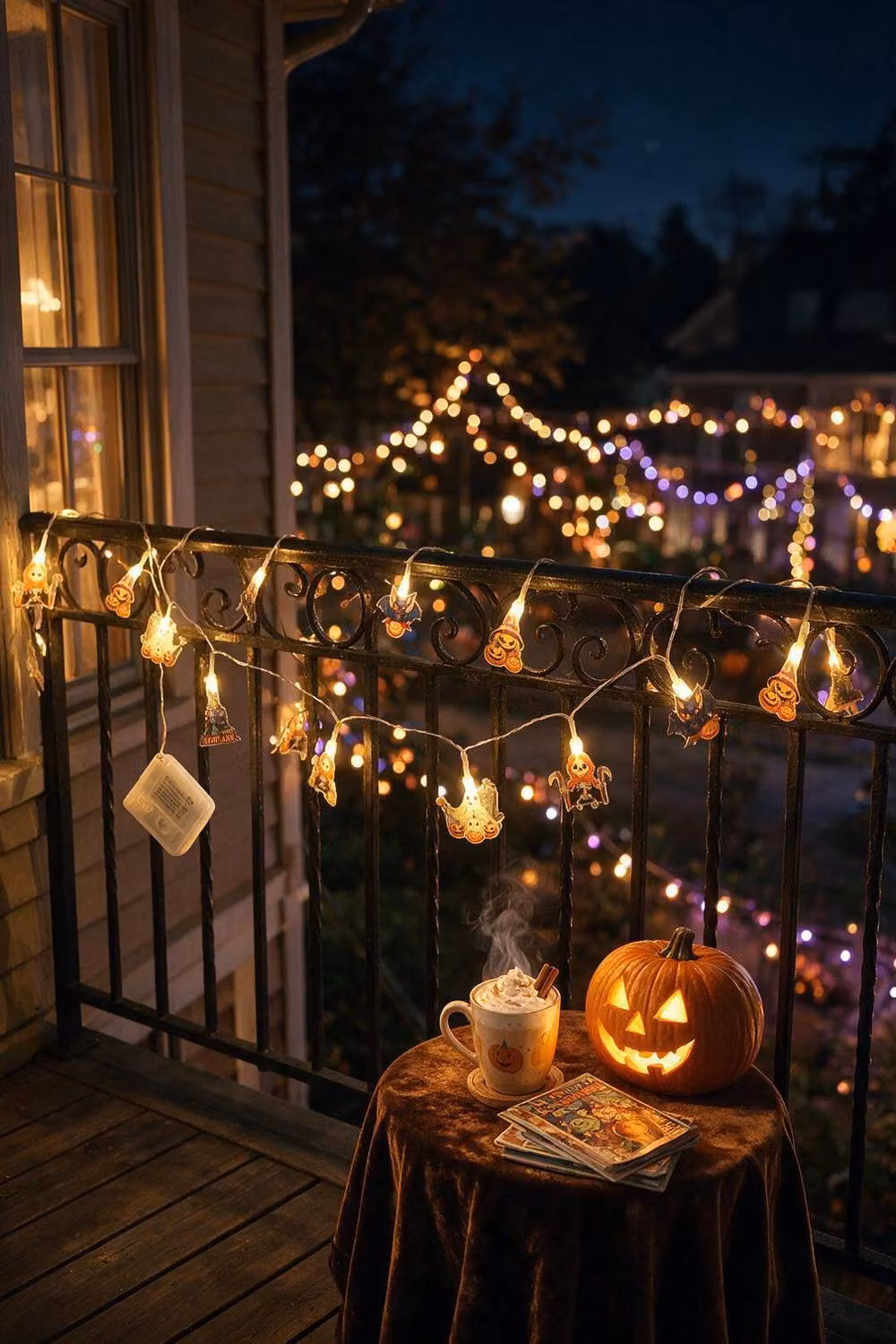 ExtraStar Multicolour LED Halloween String Lights with 20 Battery-Powered LEDs – 2