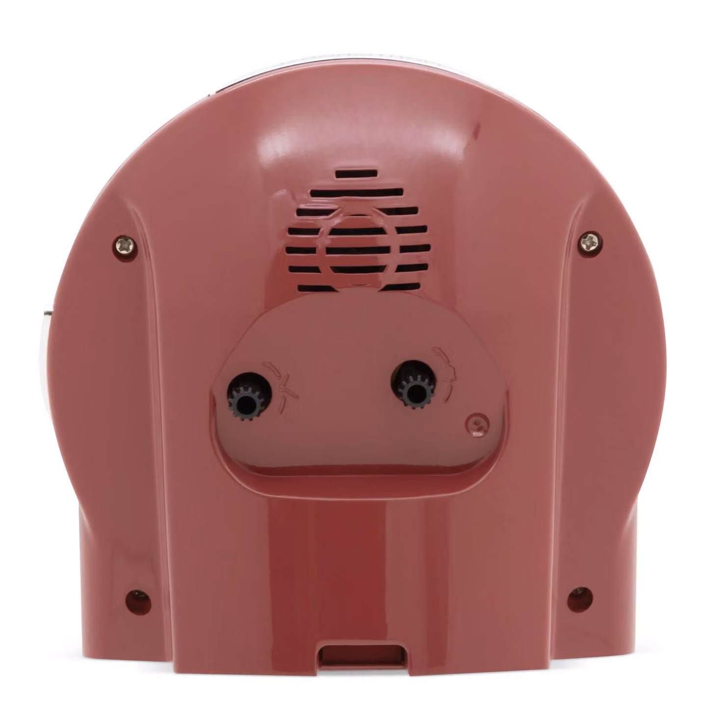 Acctim Arlo Analogue Backlight Alarm Clock in Dark Red with Non-Ticking Silent Sweep and Luminous Tipped Hands – 3