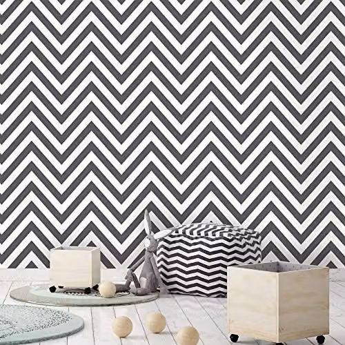 Holden Decor Geometric Modern Abstract Chevron Zig Zag Wallpaper in Multicolour – 2