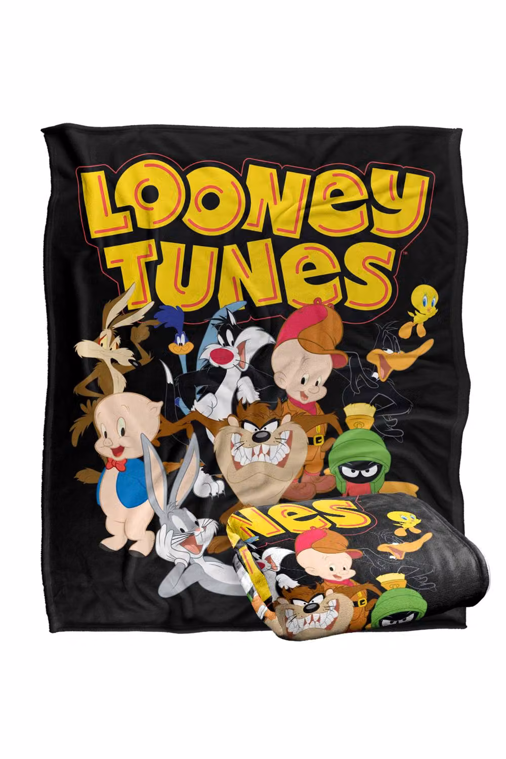 LOGOVISION Looney Tunes Group Silky Touch Super Soft Fleece Throw Blanket, Multicolour, W: 152 cm, D: 127 cm – 7