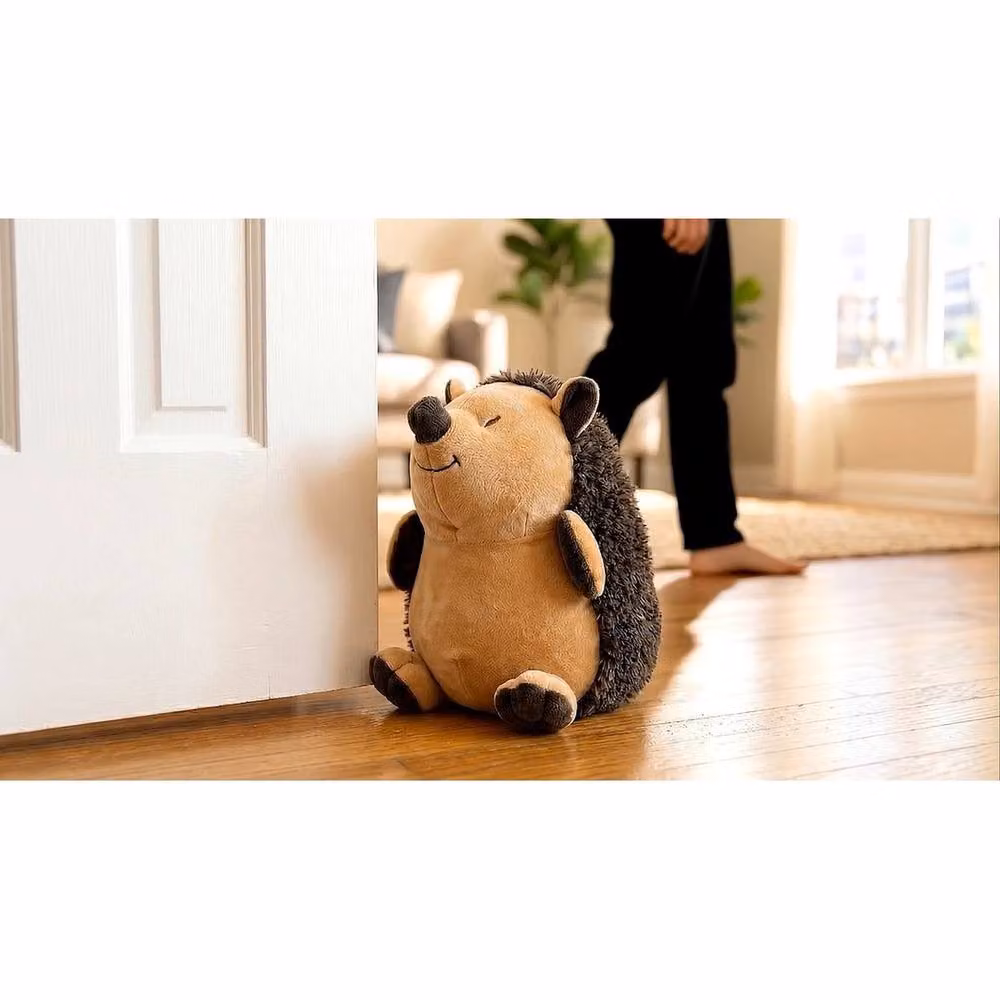 FLAVORA Brown Novelty Animal Fabric Weighted Decorative Door Stop – 2