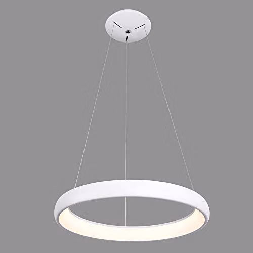 Italux Alessia Modern LED Ring Pendant Light, White, Warm White 3000K, 2200lm – 2