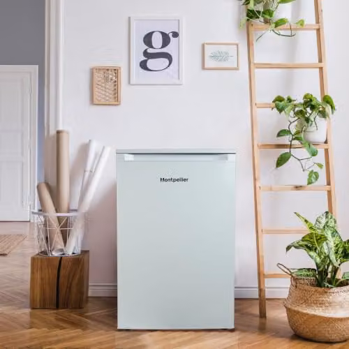 Montpellier MDAUCL54W White Undercounter Larder Fridge with 128L Capacity and E Energy Rating – 2