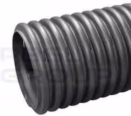 PBSL Group Black Twinwall Perforated Pipe, 225mm I.D. x 6m