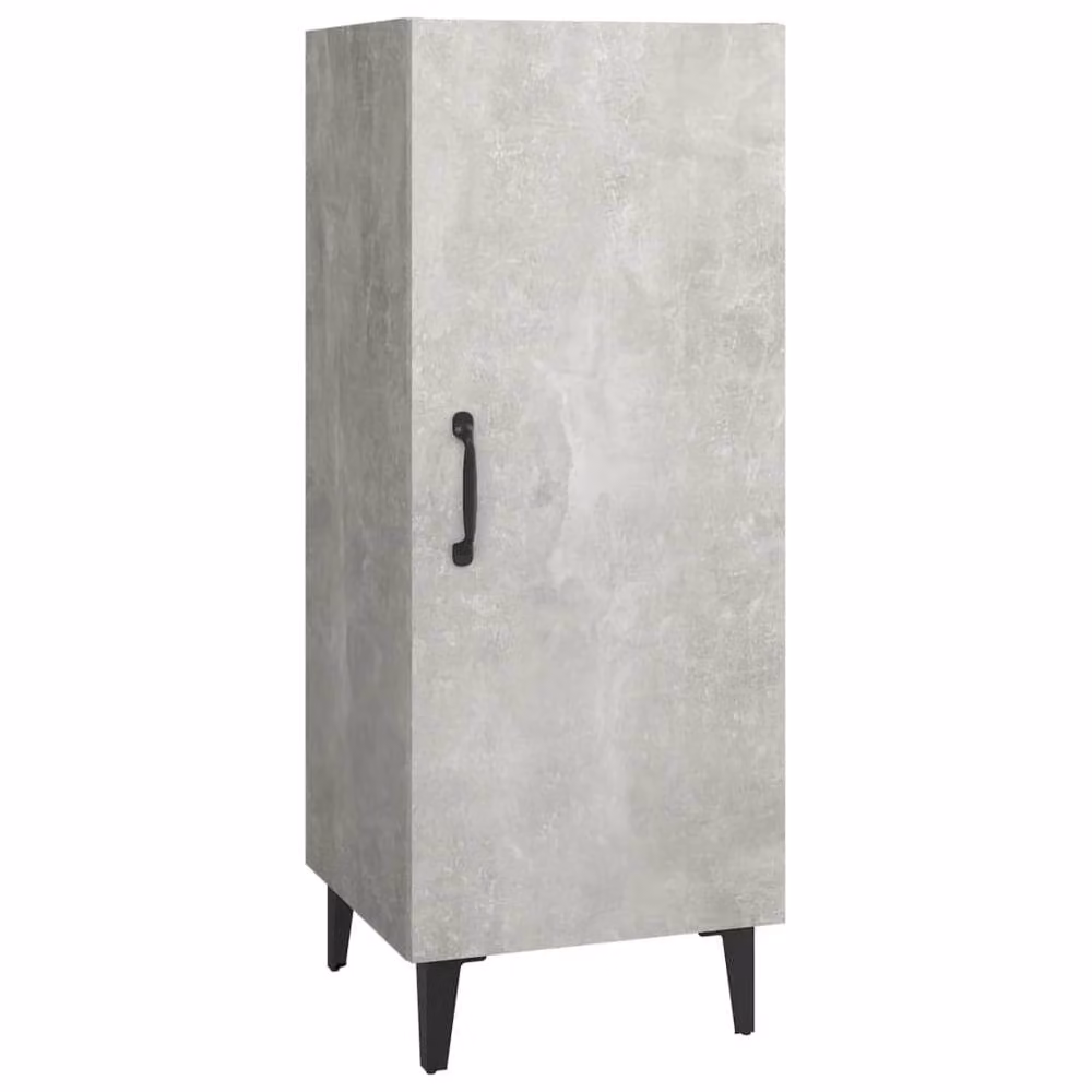 Berkfield Home Concrete Grey Sideboard in MDF, W/D/H: 34.5 x 34 x 90 cm – 2