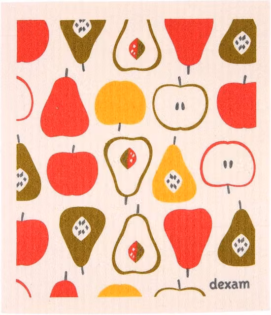 Dexam Swedish Dishcloth Orchard Fruit Multicolour