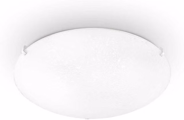 Ideal Lux Lana 2 Light Oval Ceiling Flush Light in Chrome and Glass