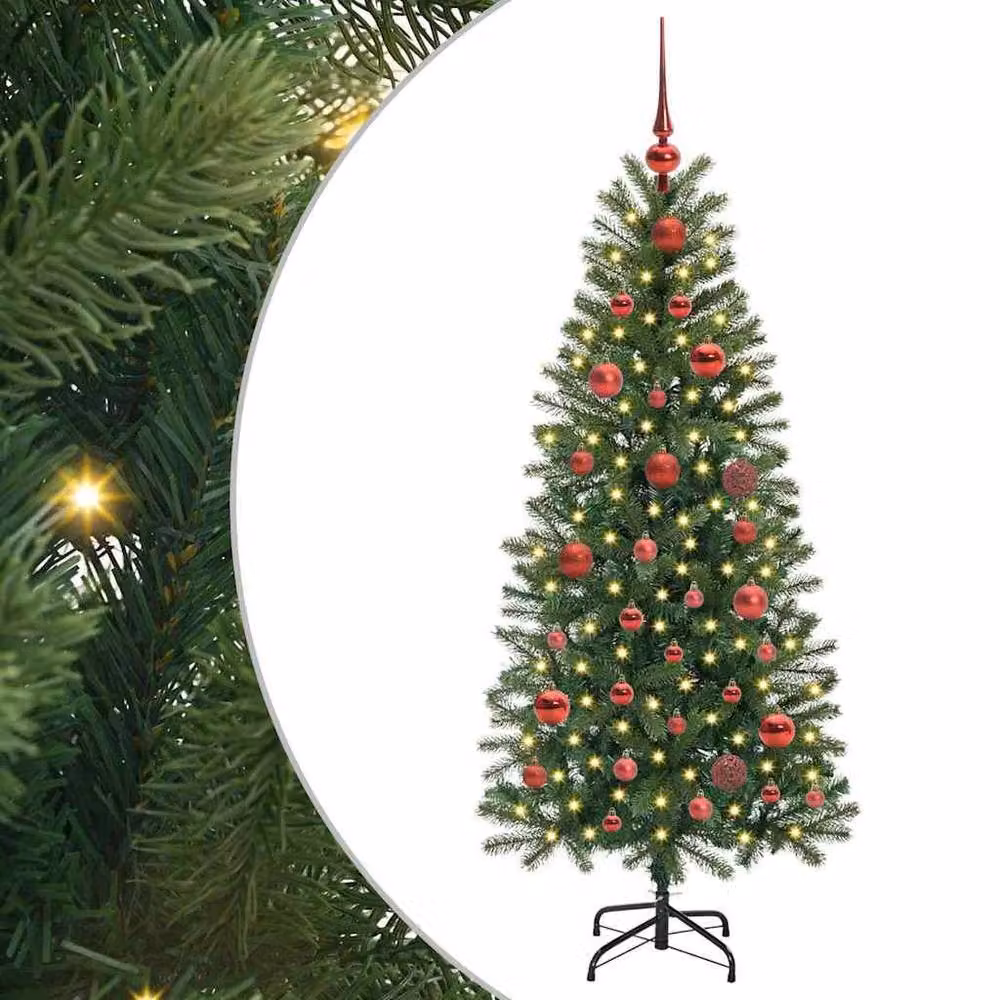 Berkfield Home Artificial Green Christmas Tree with 150 LEDs, Height: 150 cm – 2