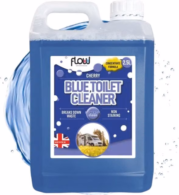 Flow Cherry Scented Blue Toilet Cleaner, 2.5 l