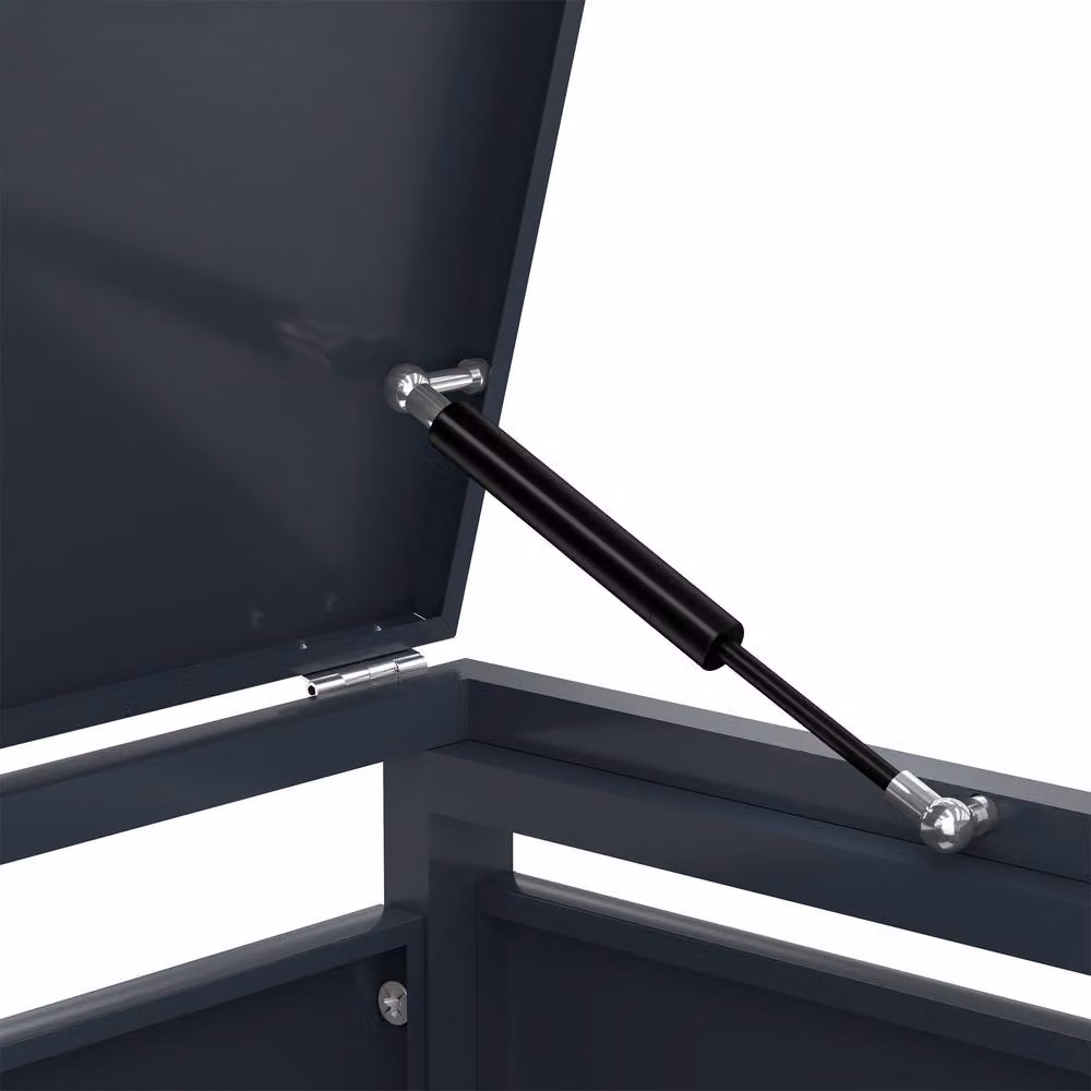Monstershop Metal Double Wheelie Bin Storage in Anthracite Grey – 2