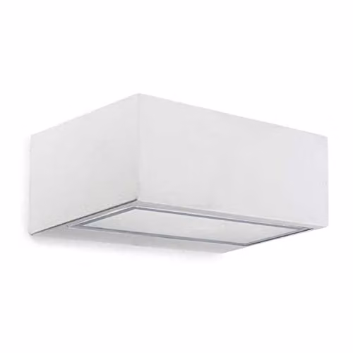 Netlighting Nemesis Outdoor LED Up Down Wall Light, White, 17.5W, 2700K, IP65