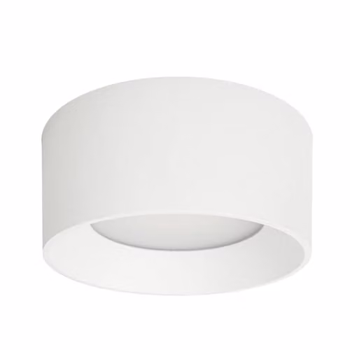 Italux Sirius Modern Cylindrical LED Ceiling Light in White (3000K + 4000K)