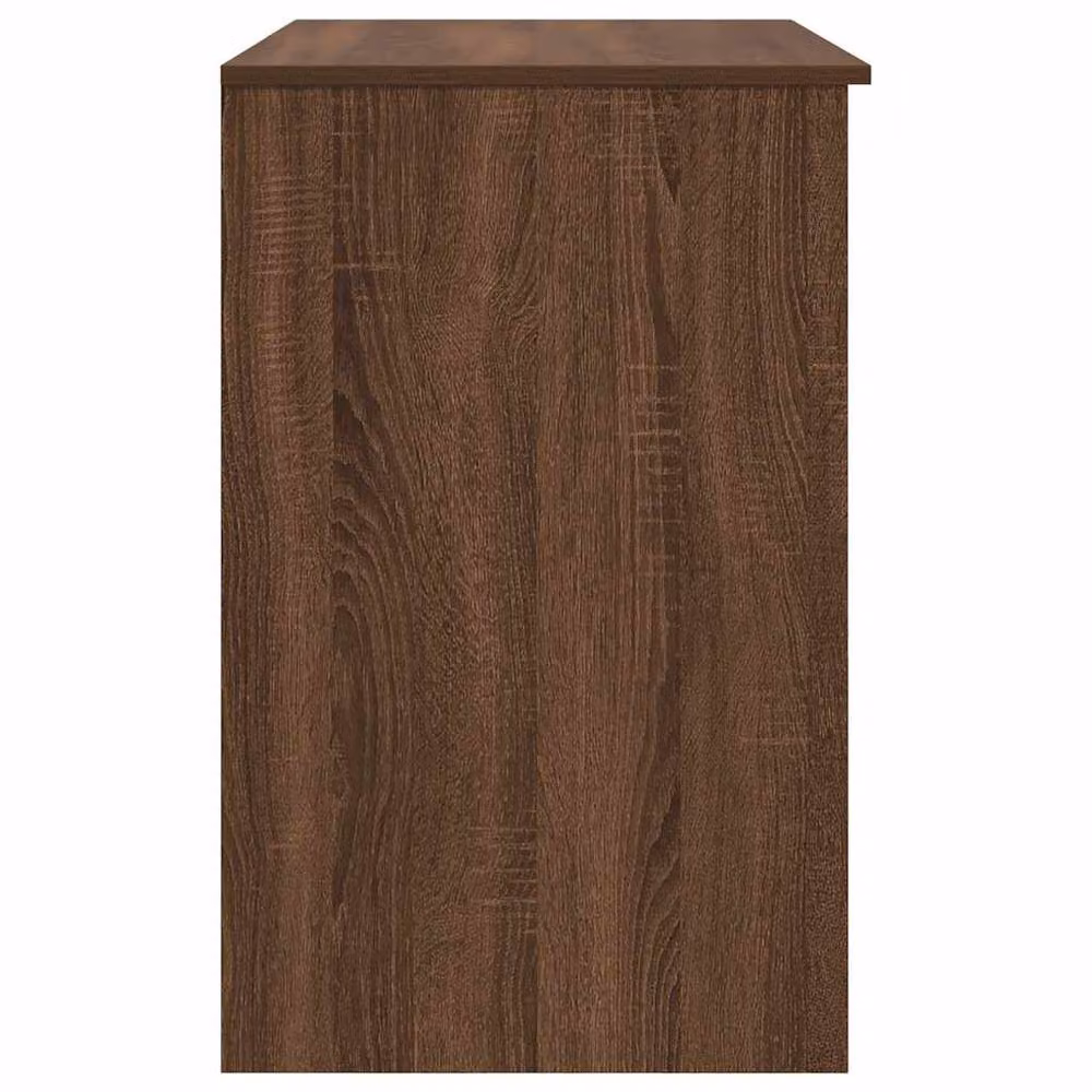 Berkfield Home Modern Brown Oak Writing Desk, W/D/H: 86 x 49 x 76 cm – 3