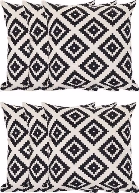 Gardenista Jungle Aztec Printed Outdoor Scatter Cushion, Multicolour, W/D/H: 45 x 45 x 45 cm