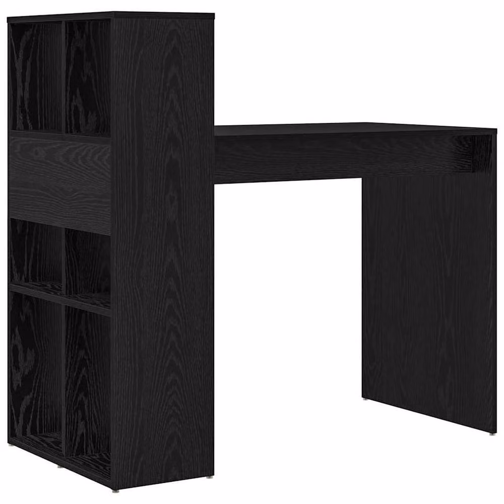 Berkfield Home Modern Writing Desk in Black Oak – 5